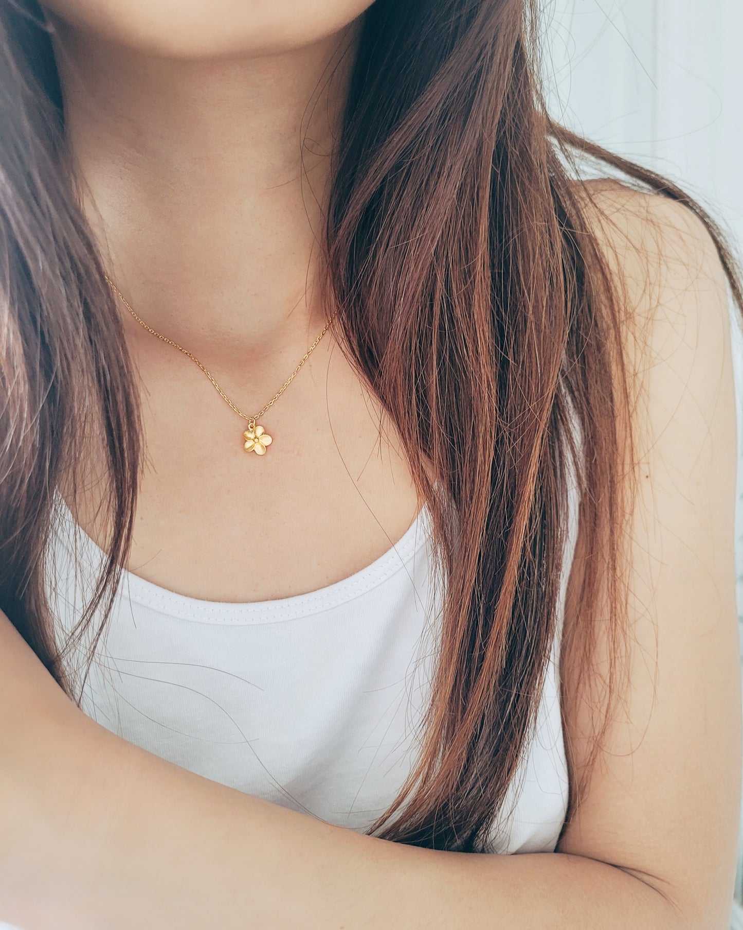 flower necklace