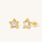Crystal Star earrings