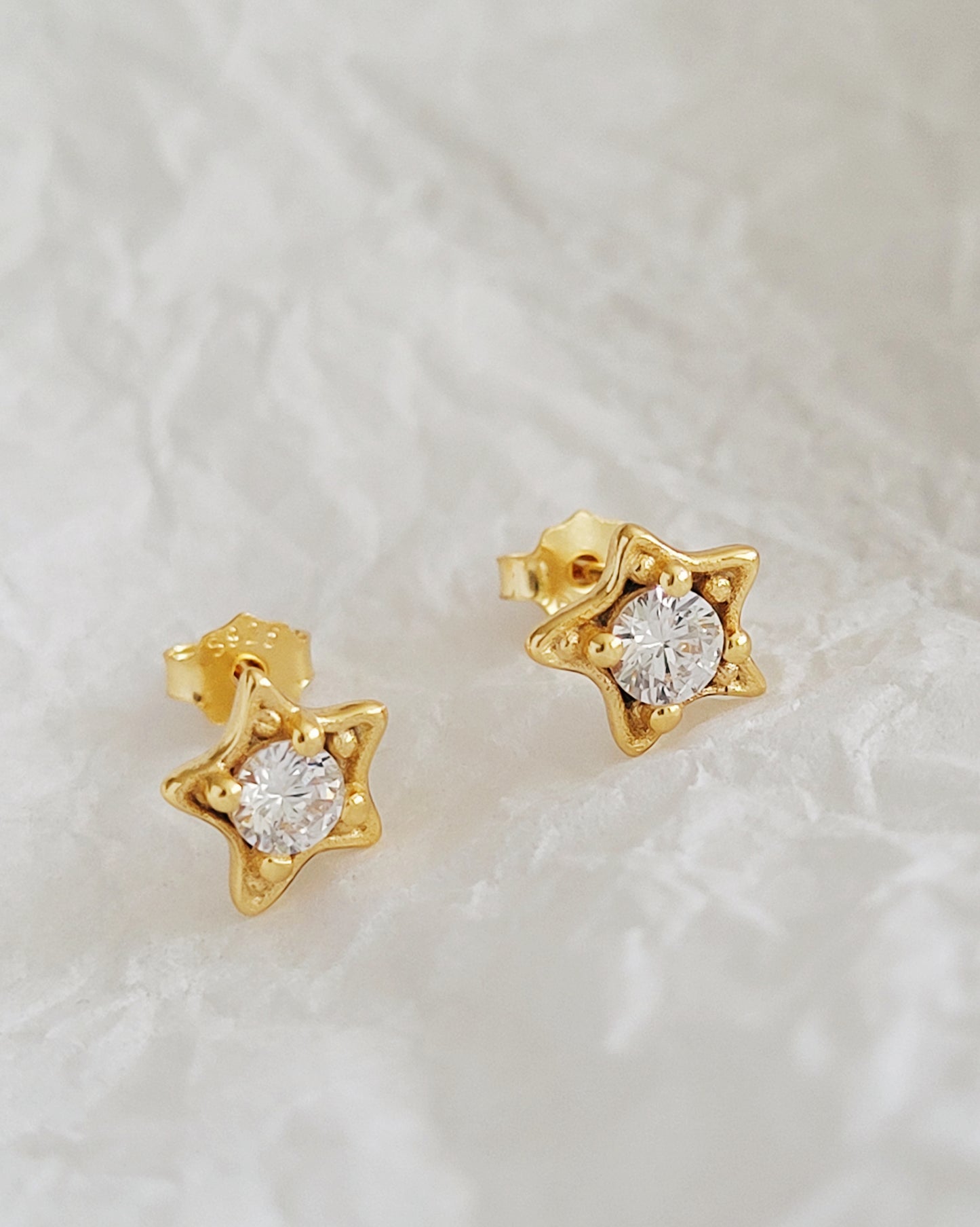 Crystal Star Earrings