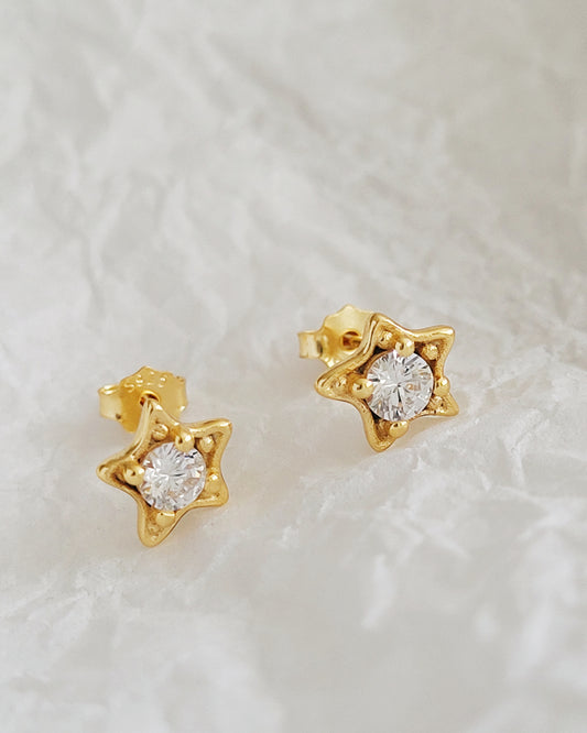 Crystal Star Earrings