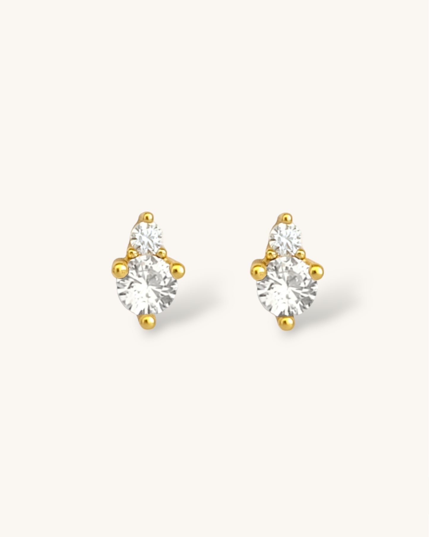 april Birthstone stud earrings