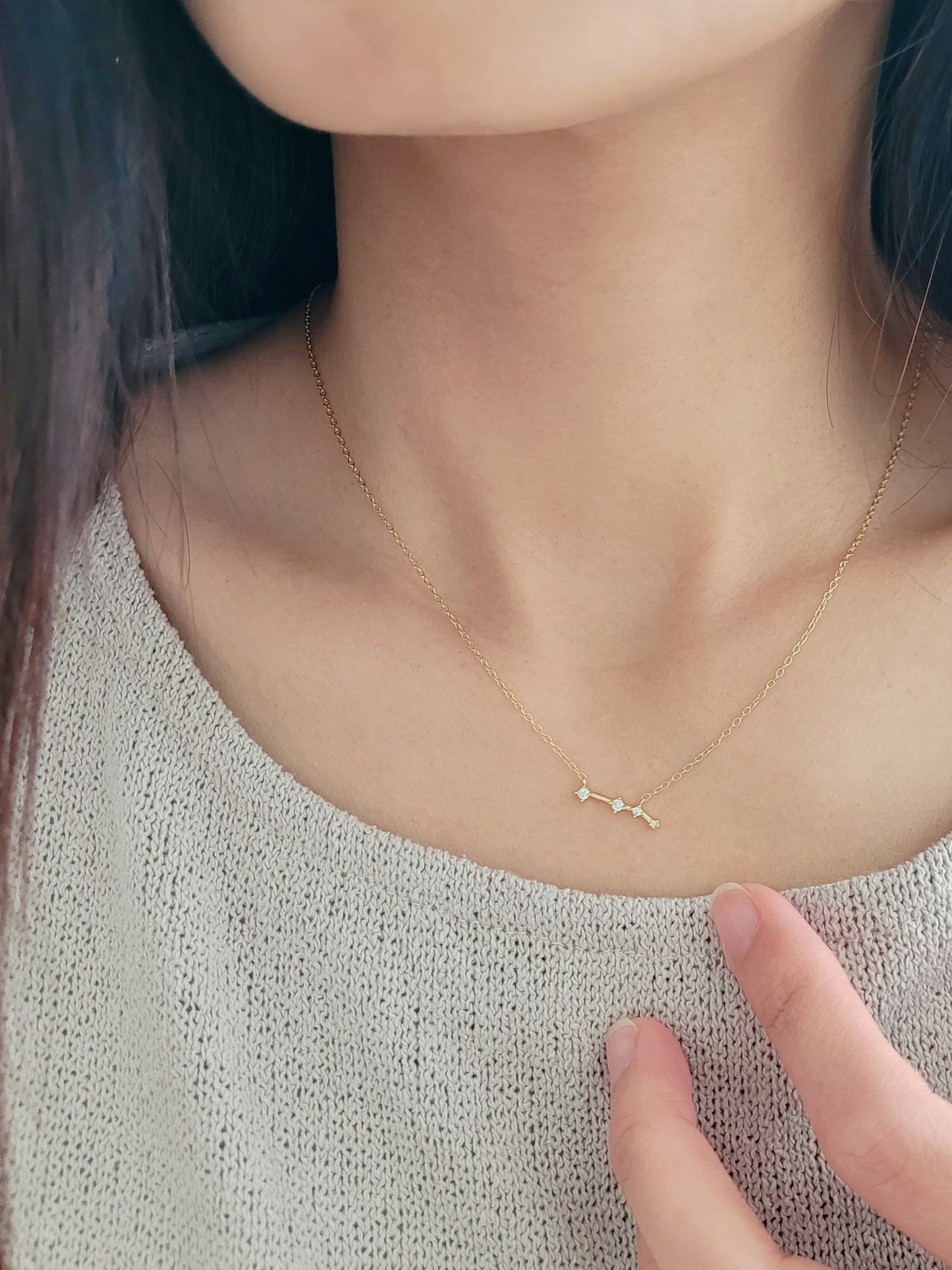 Starry Constellation Necklace · Aries
