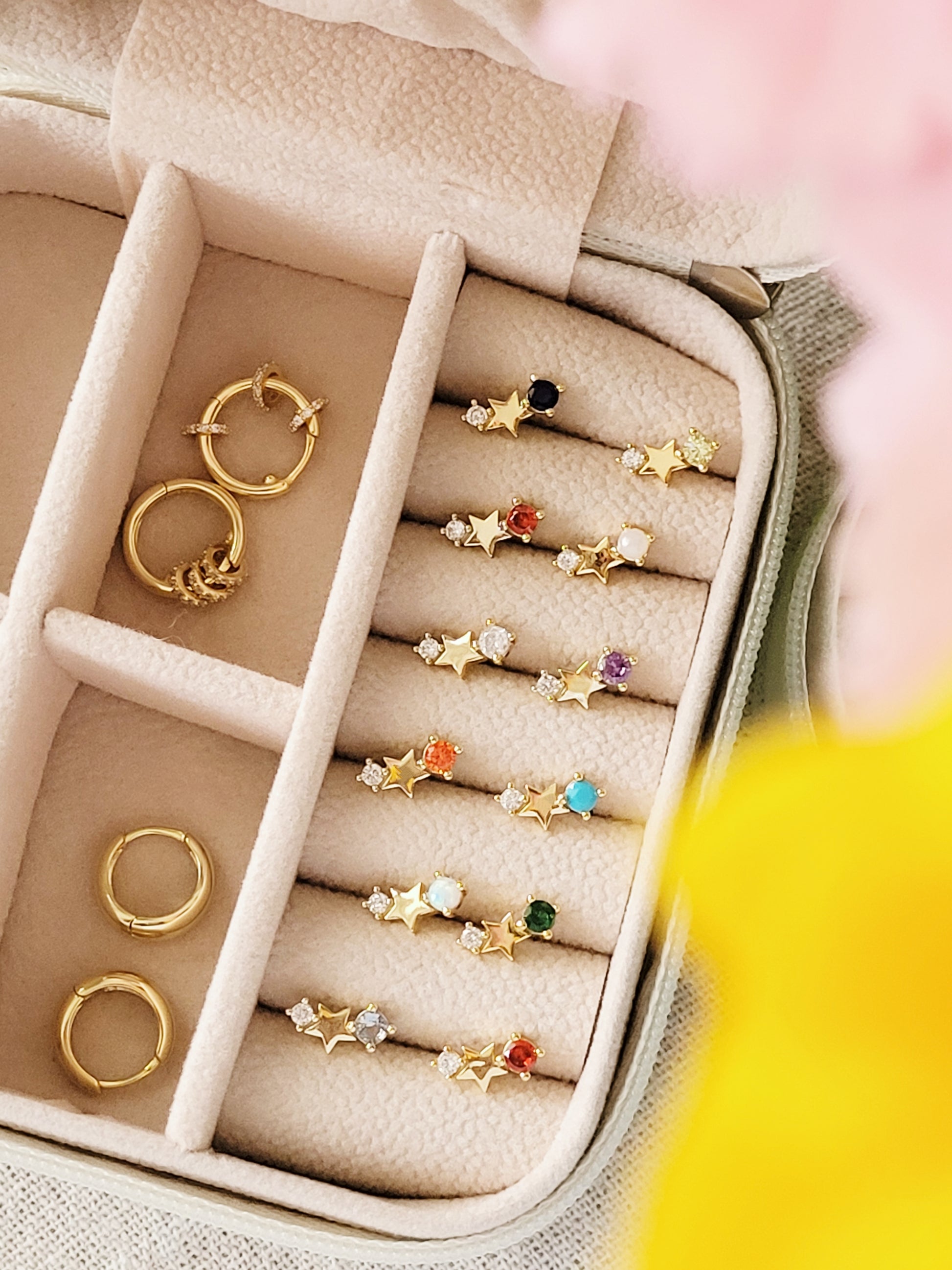 Starry Zodiac Constellation Earrings