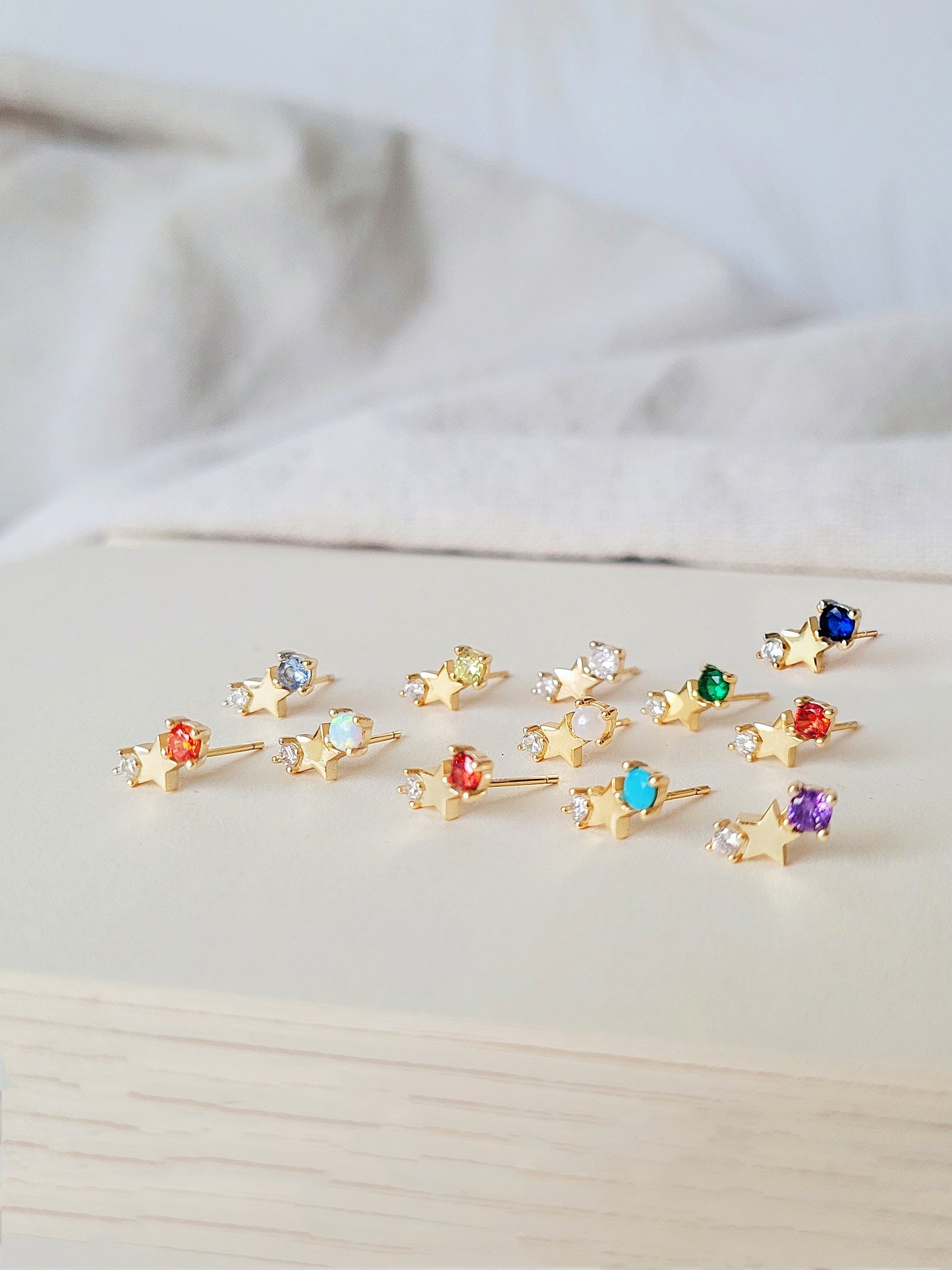 Starry Zodiac Constellation Earrings