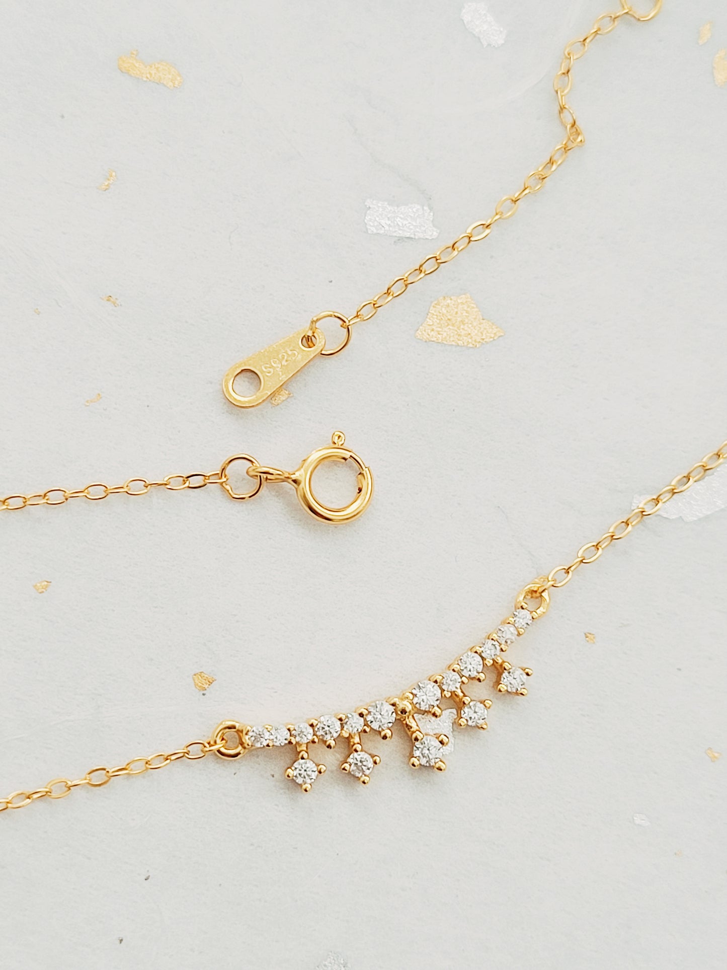 cluster necklace