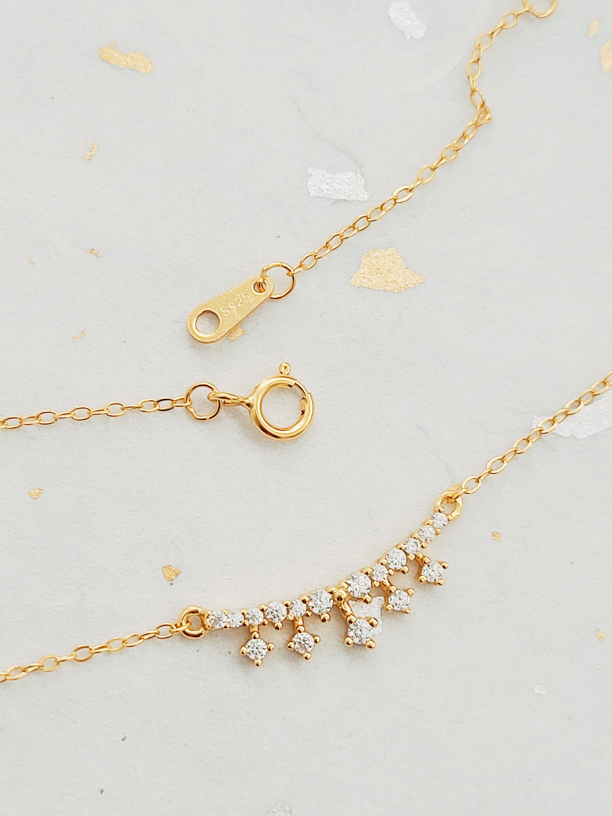 cluster necklace