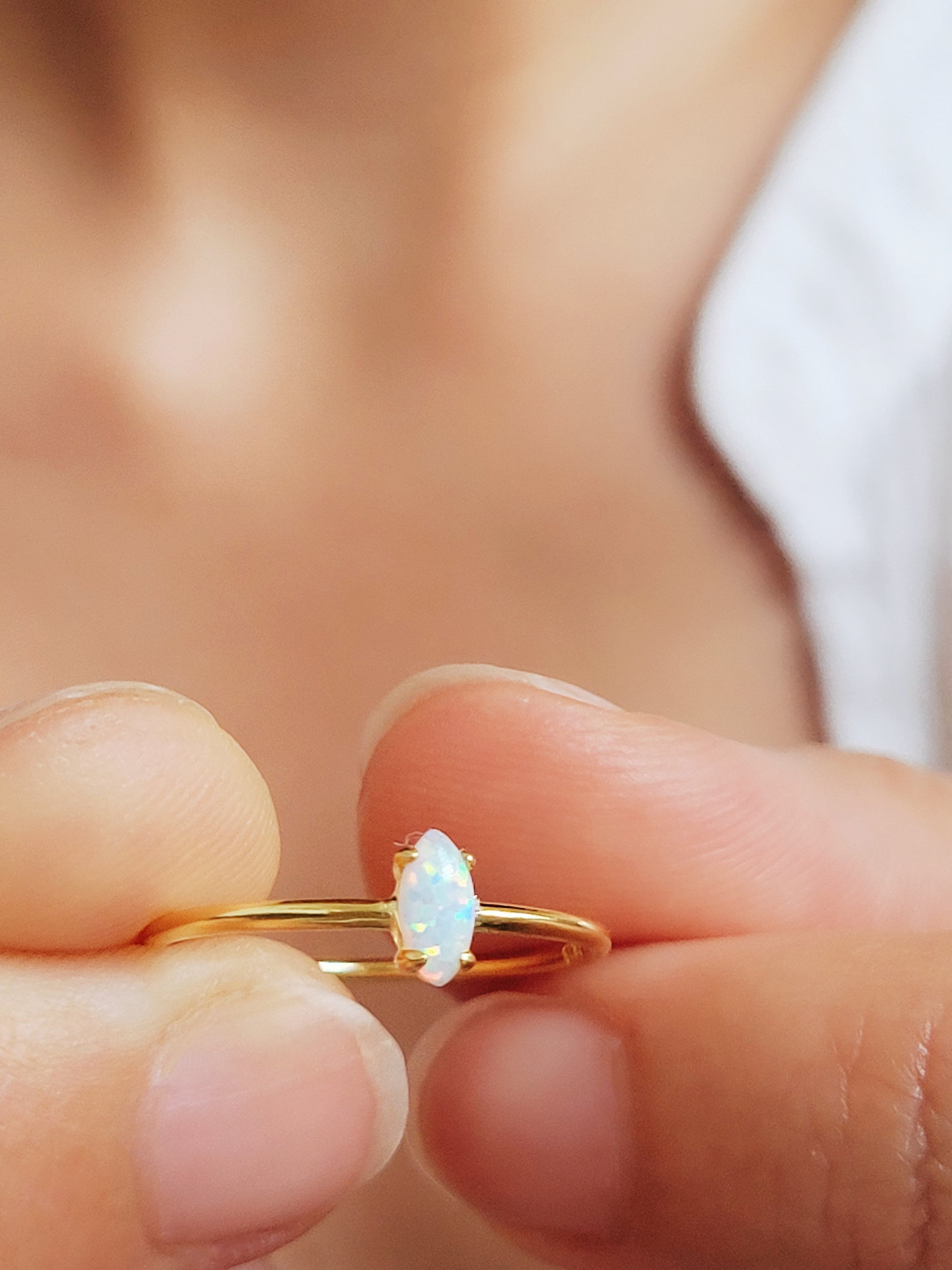 Fire Opal Ring