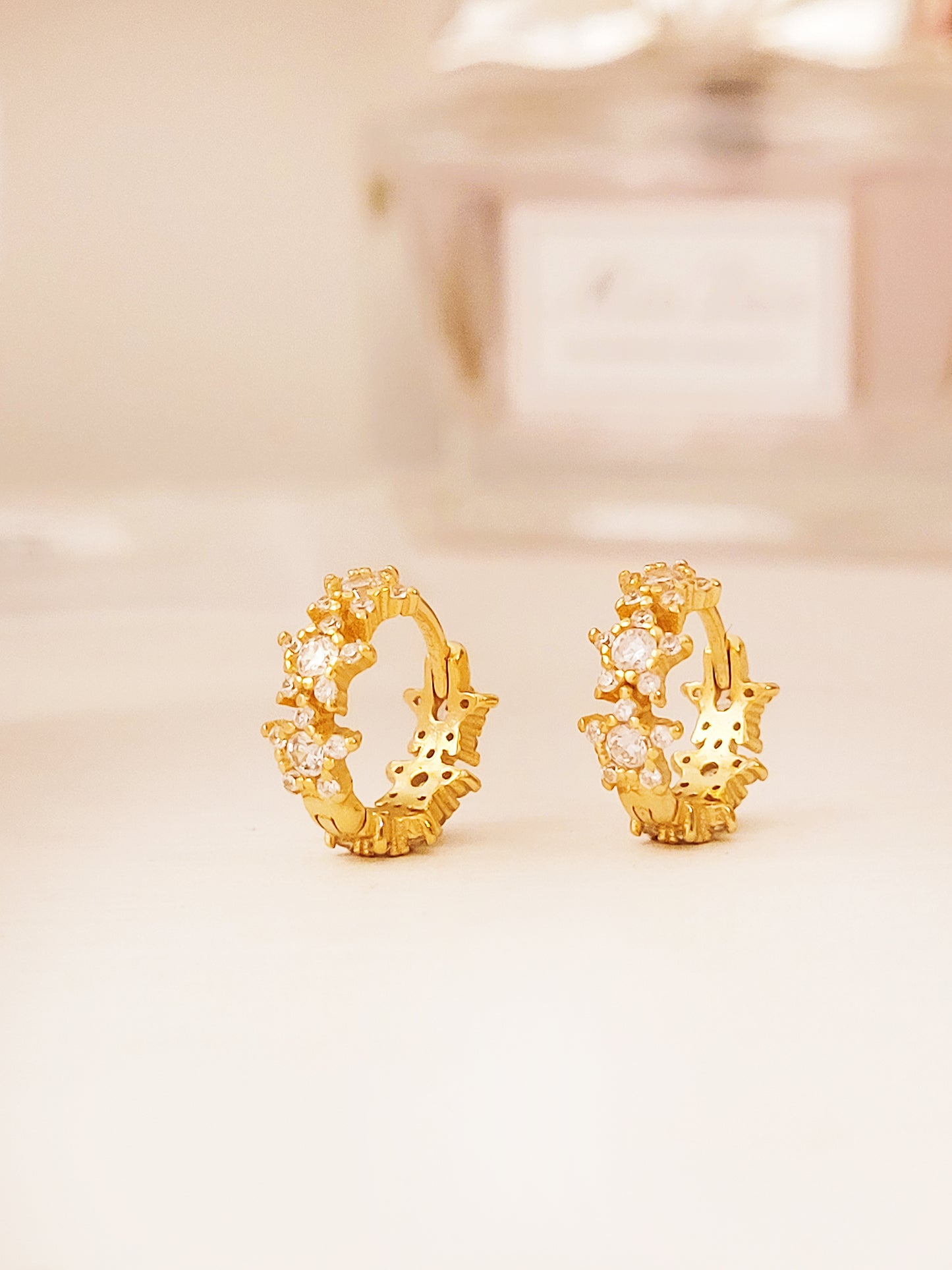 Stars Hoop Earrings