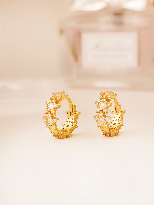 Stars Hoop Earrings