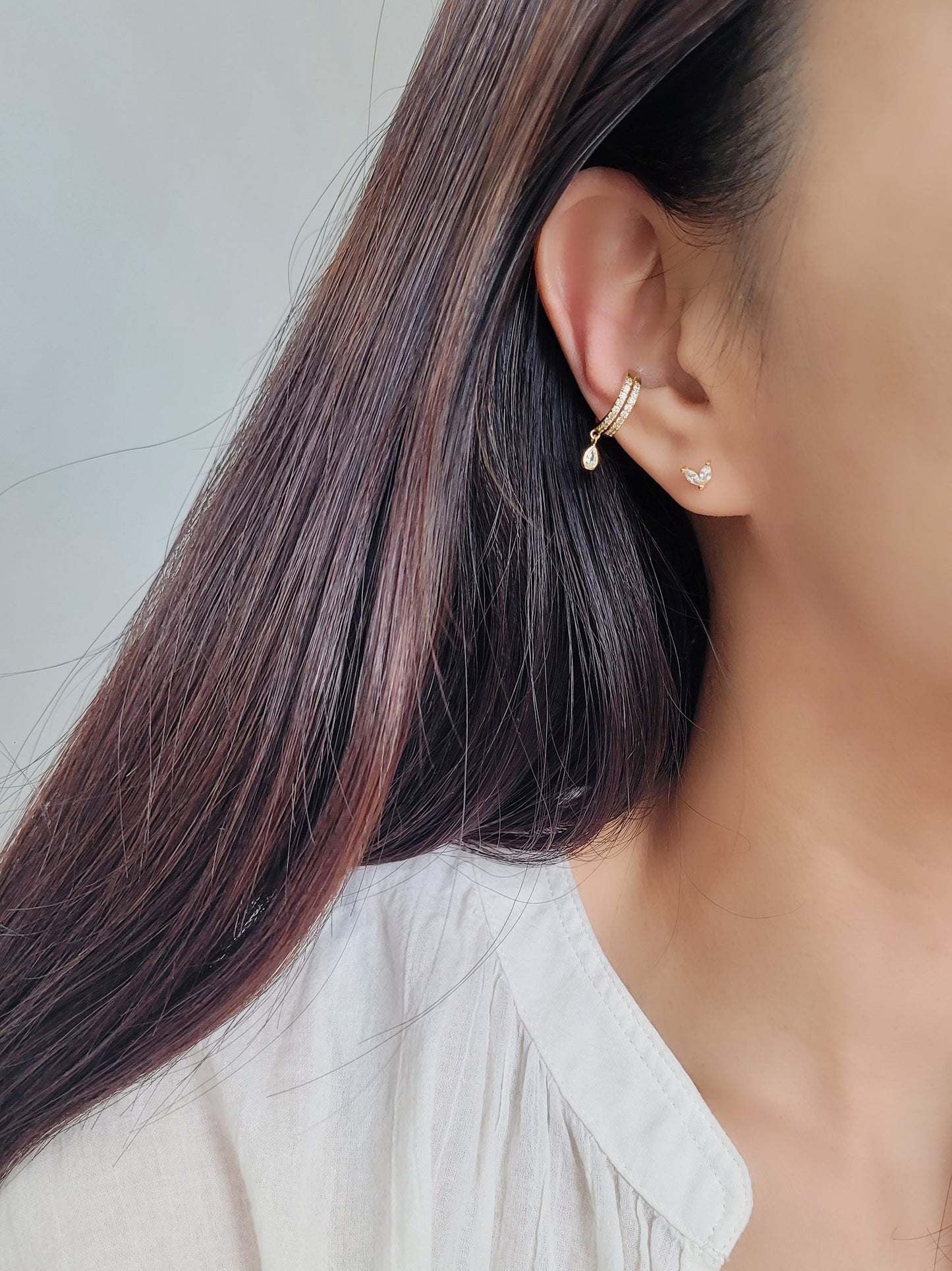 raindrop Ear Cuff