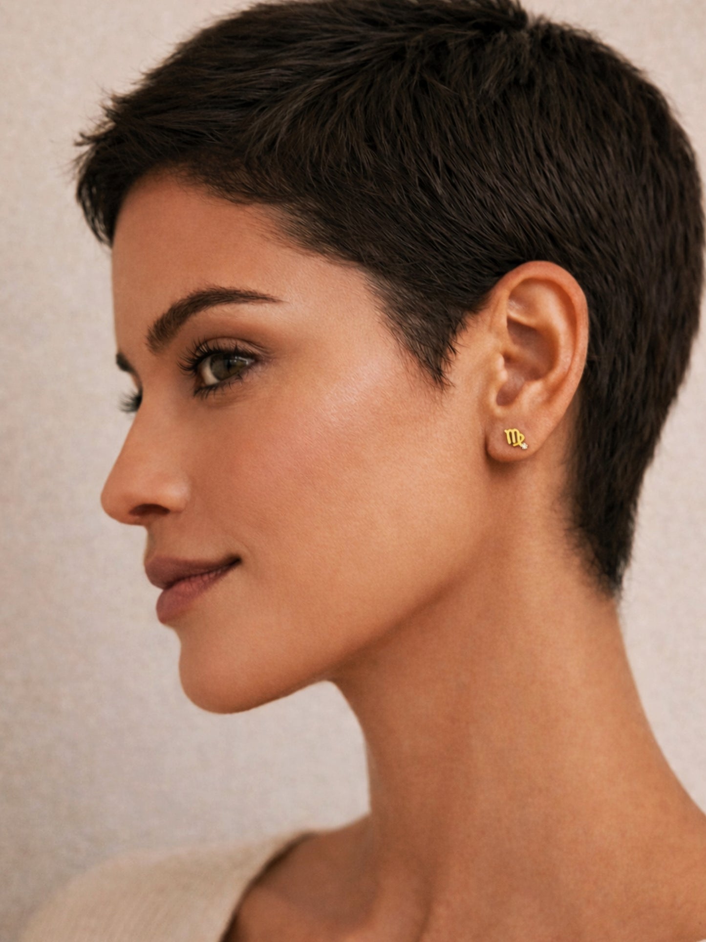 Starry Zodiac Sign Earrings · Virgo