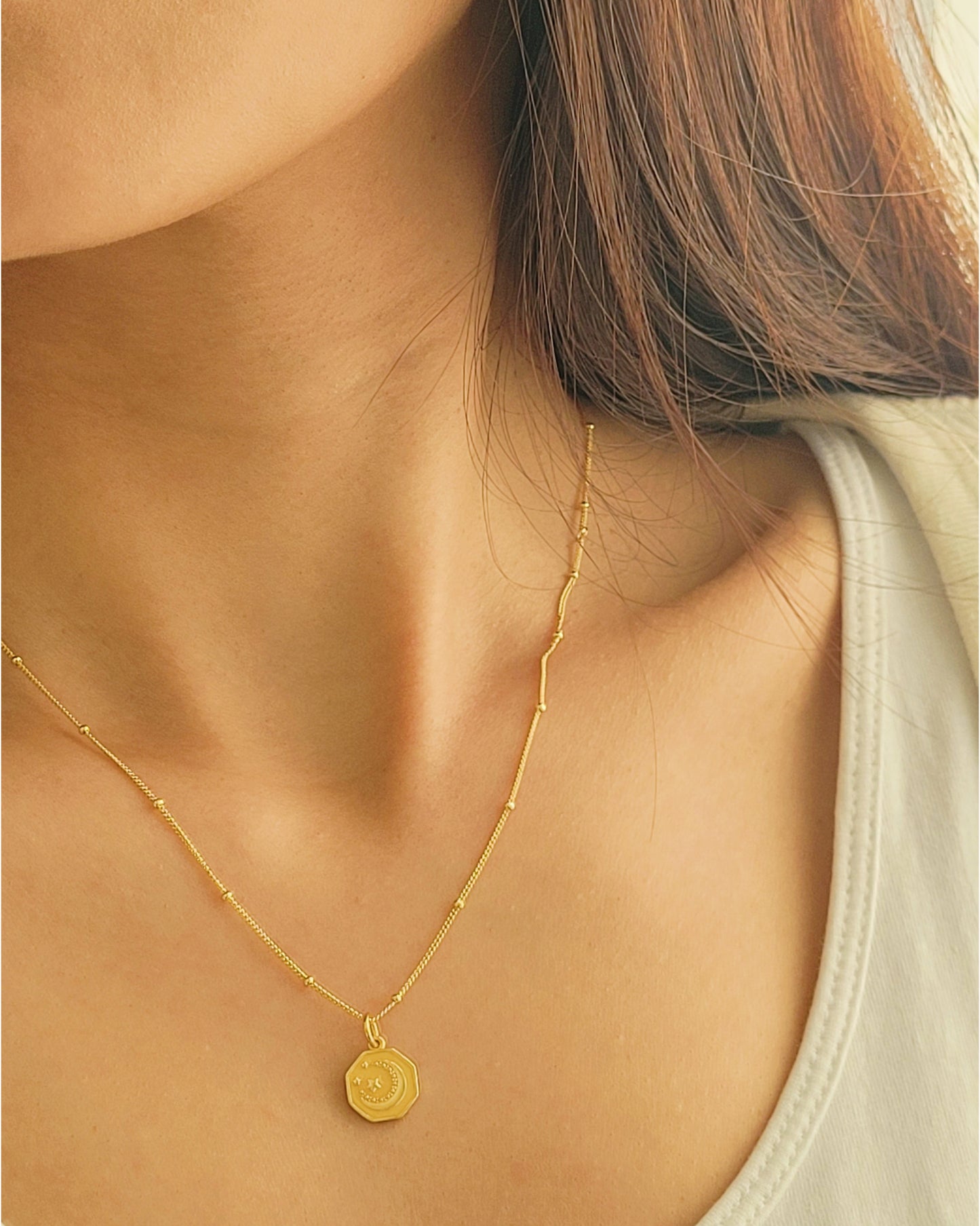 Lunar Necklace · Yellow