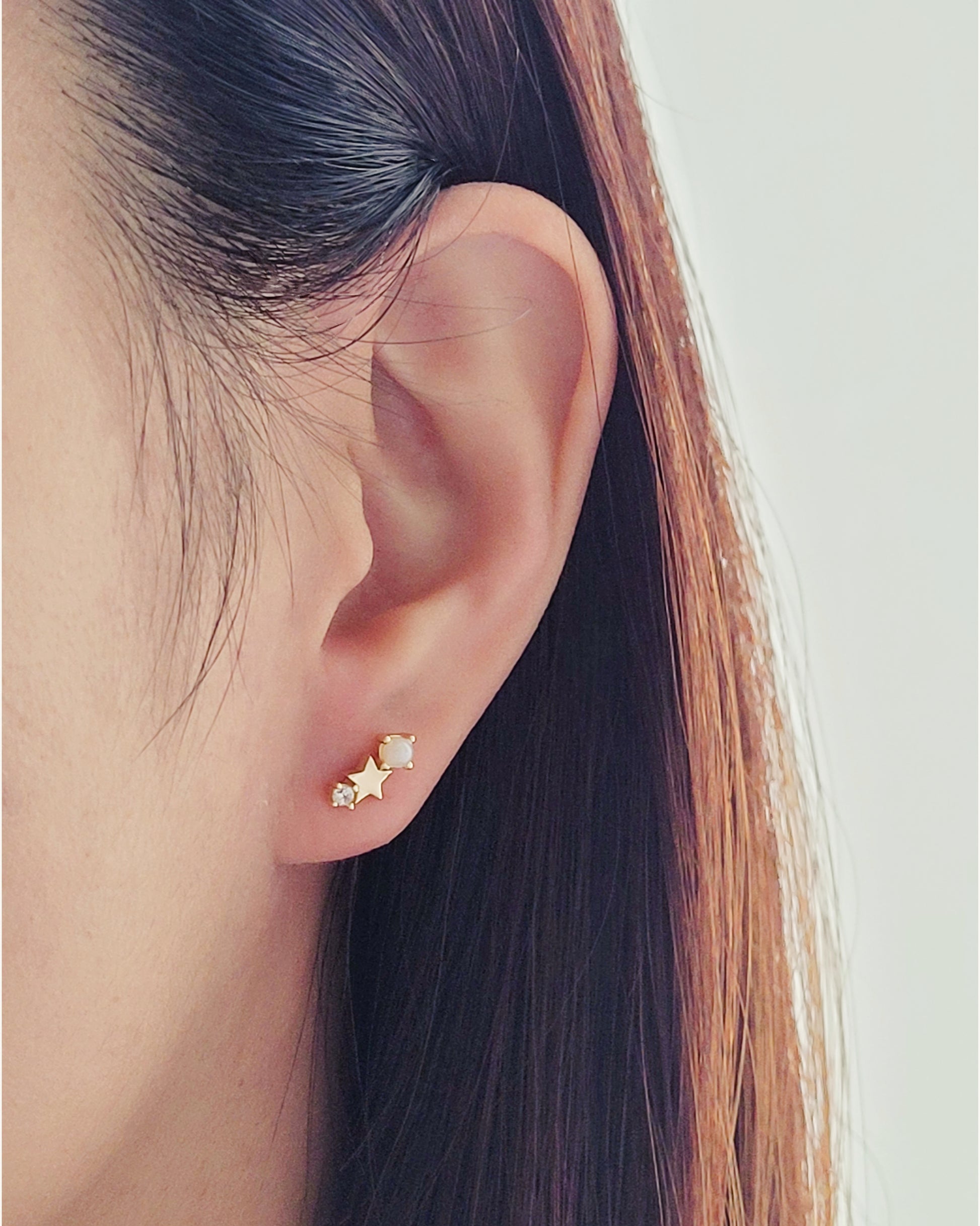 Gemini jewellery: Star Zodiac Constellation Earring