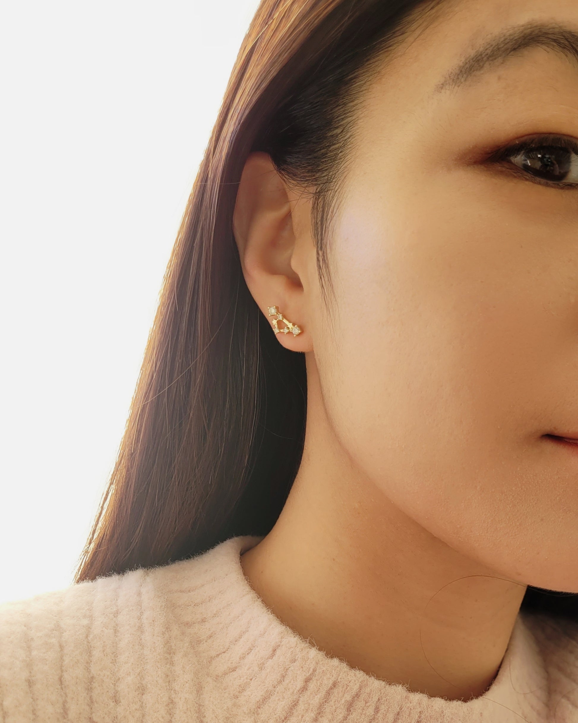 Starry Constellation Earring Pisces Zodiac jewellery for women
