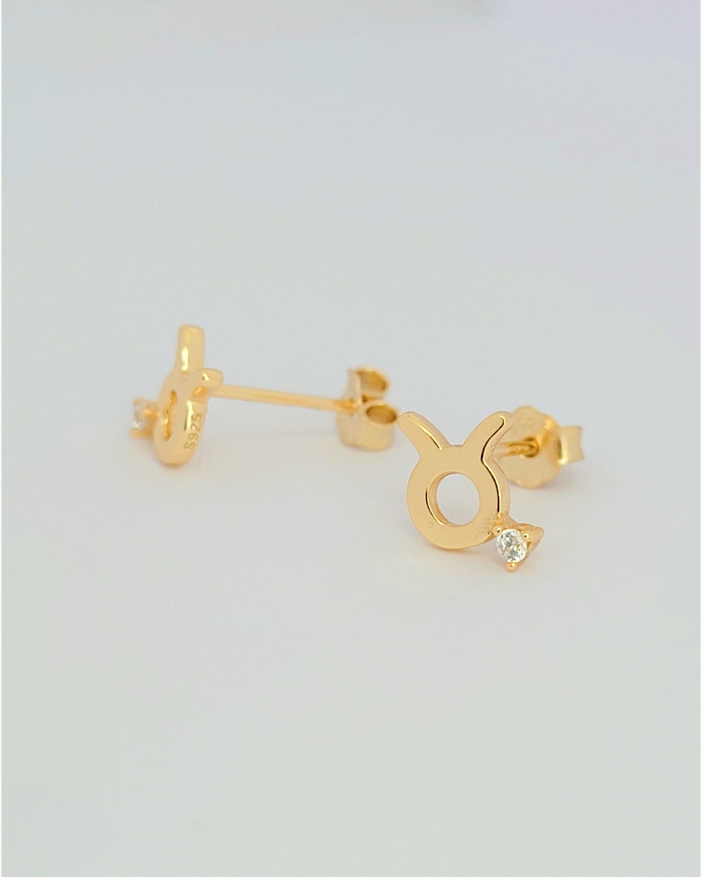 Starry Zodiac Sign Earrings · Taurus