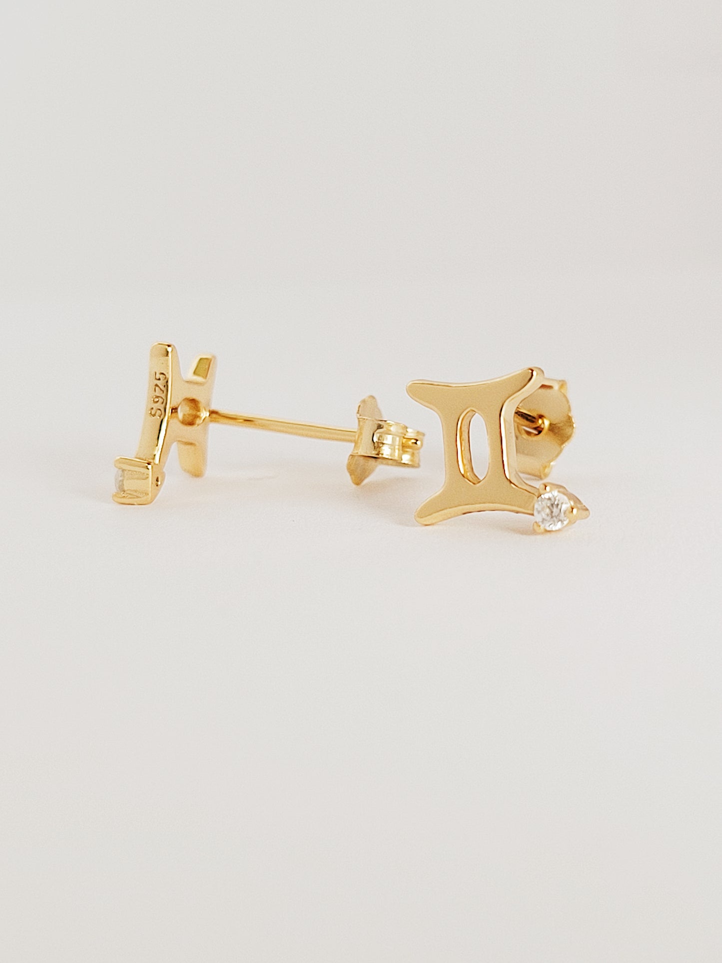 Starry Zodiac Sign Earrings · Gemini