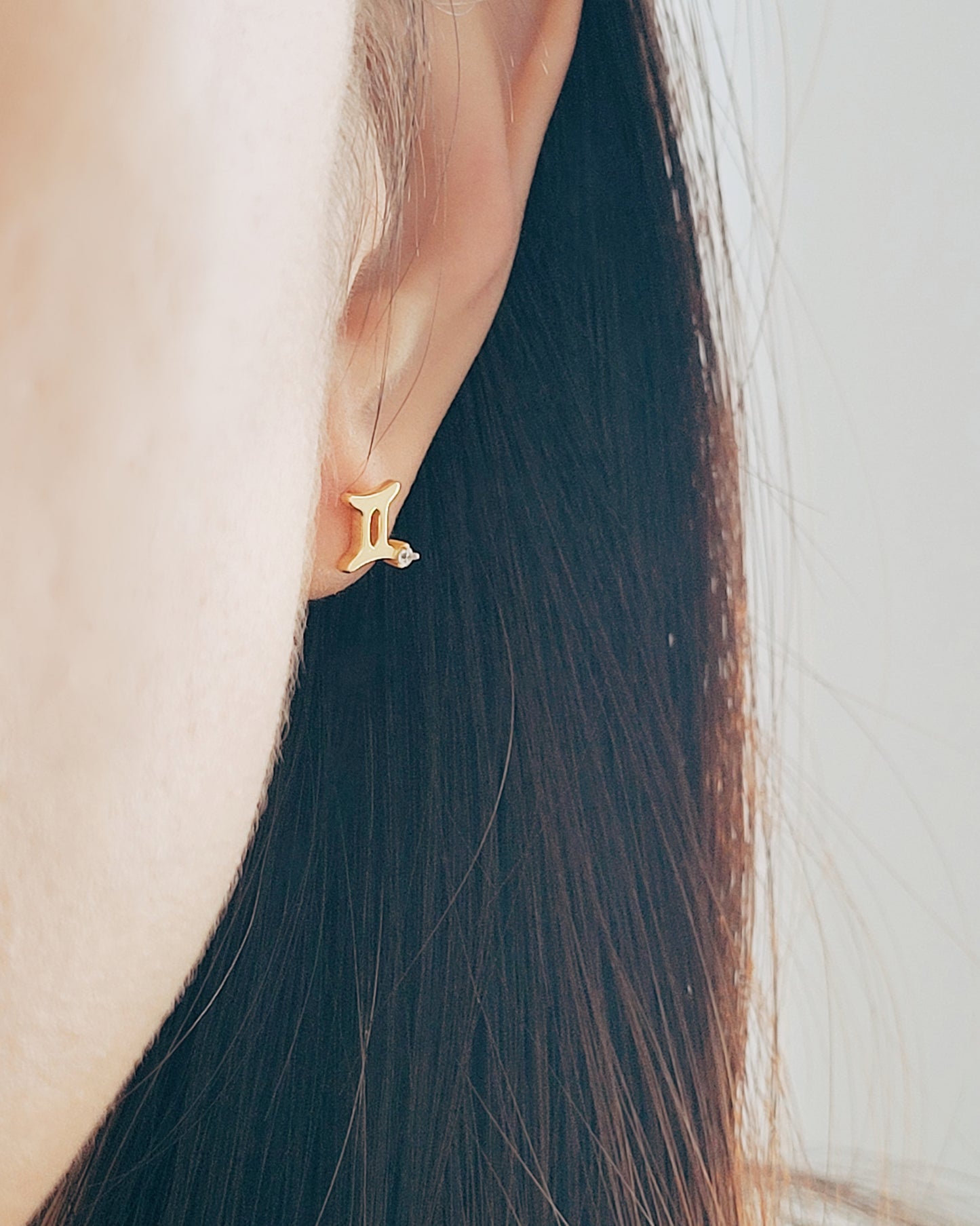 Starry Zodiac Sign Earrings · Gemini