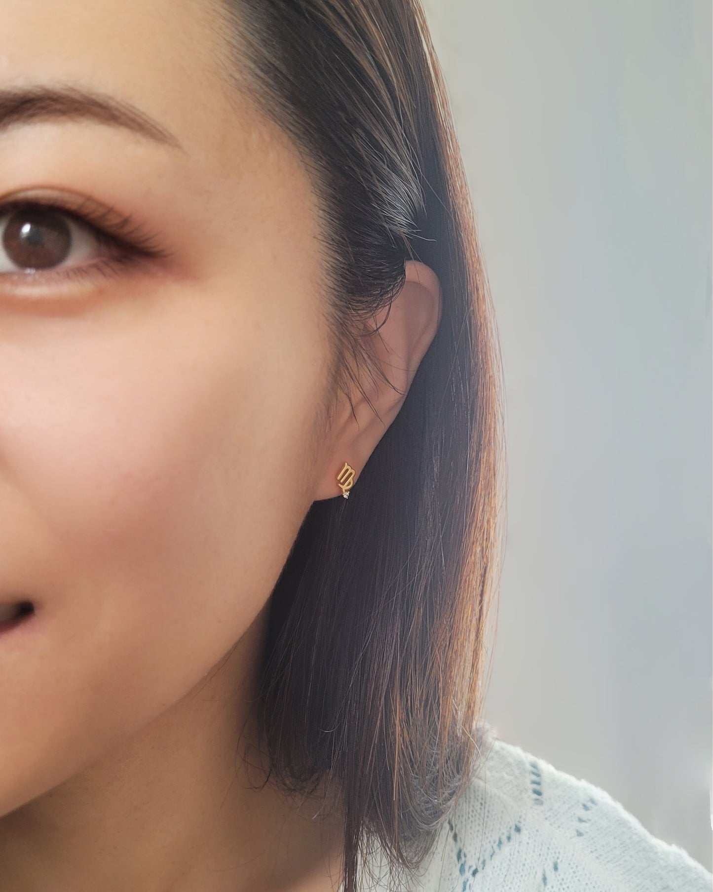 Starry Zodiac Sign Earrings · Virgo