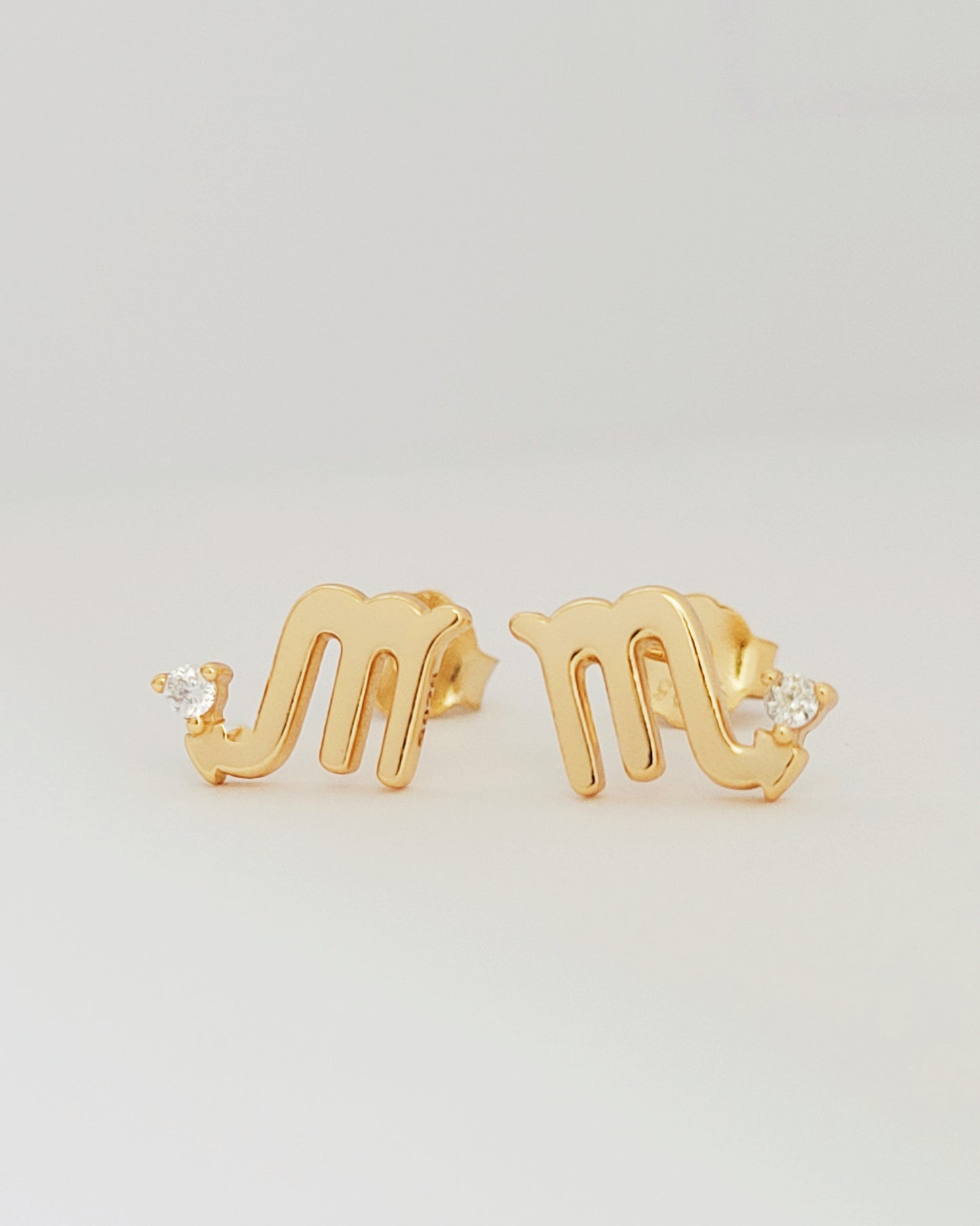 Starry Zodiac Sign Earrings · Scorpio