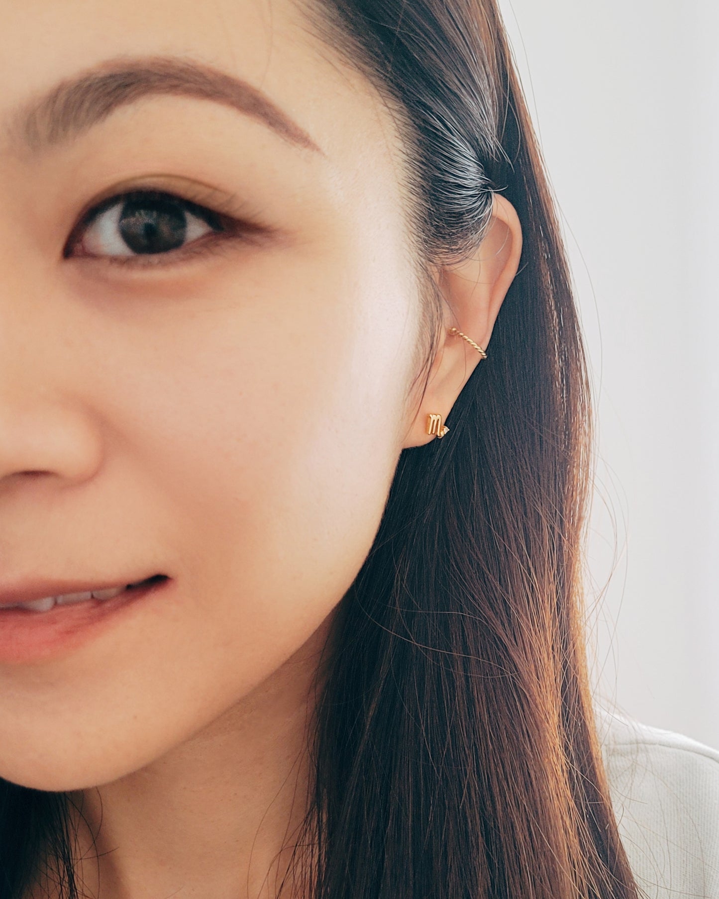 Starry Zodiac Sign Earrings · Scorpio