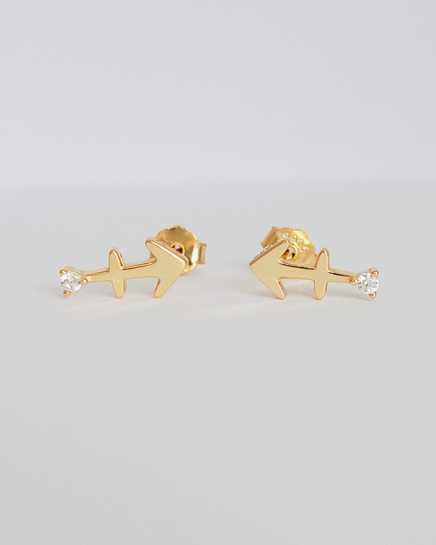 Starry Zodiac Sign Earrings · Sagittarius