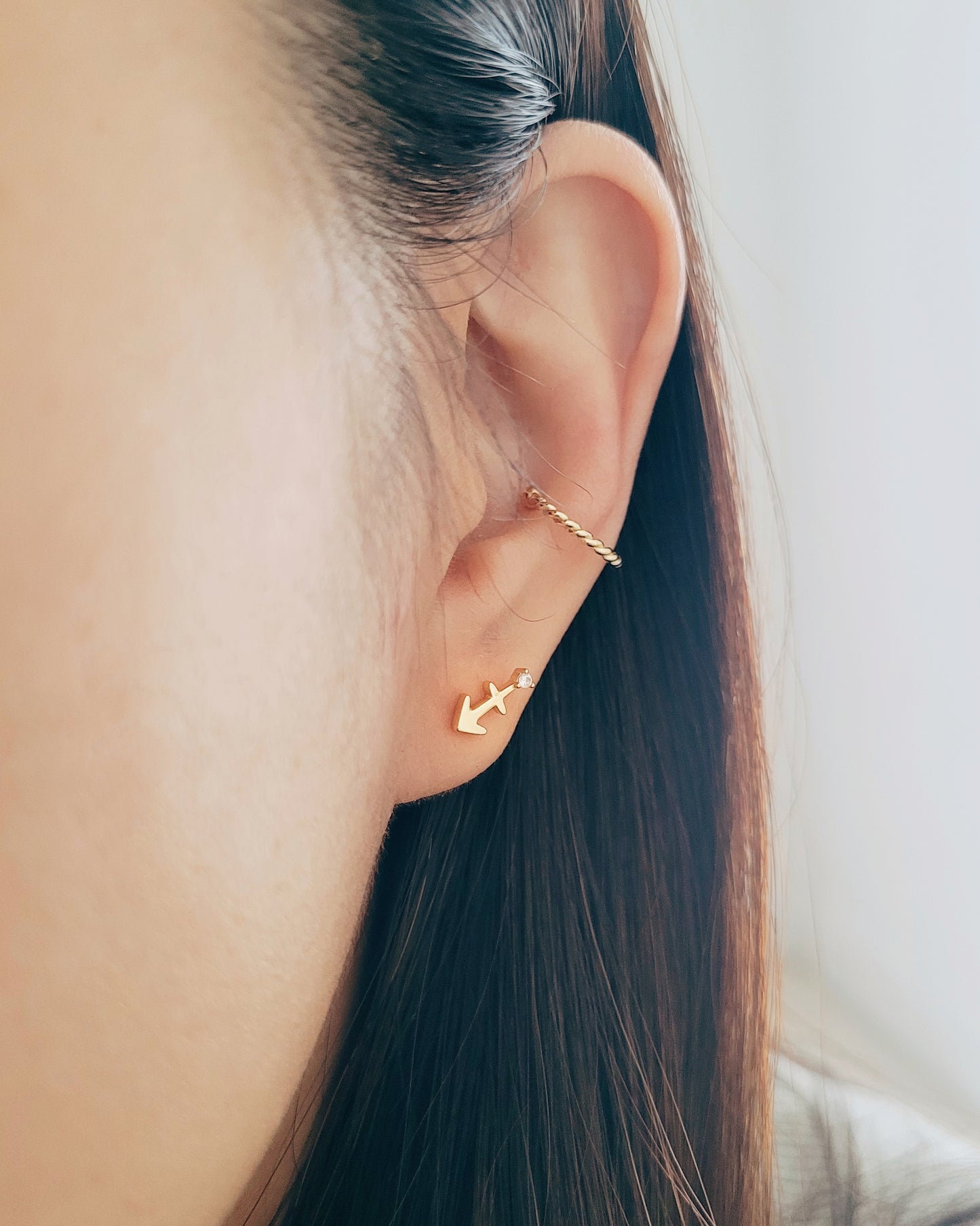 Starry Zodiac Sign Earrings · Sagittarius