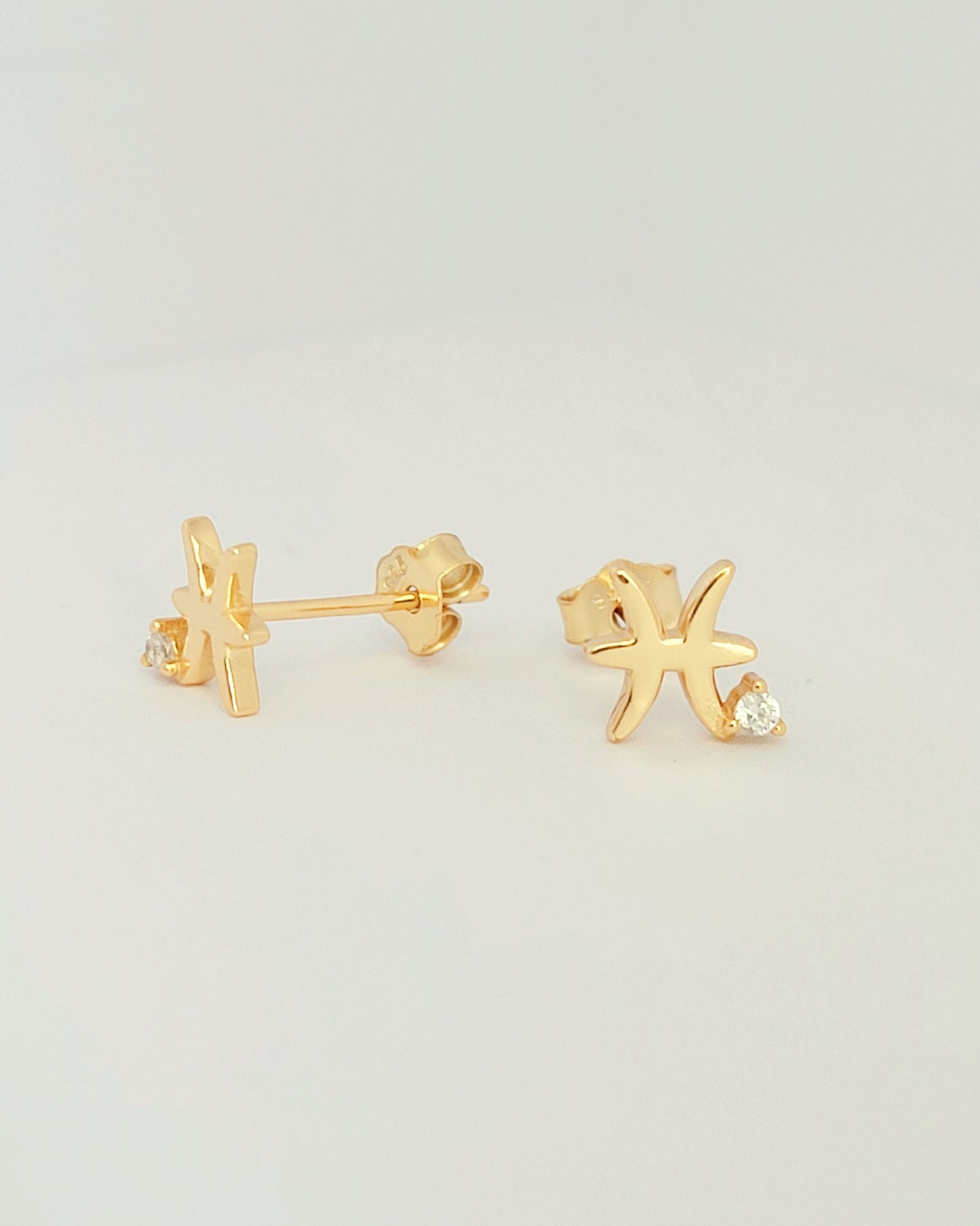 zodiac pisces earrings