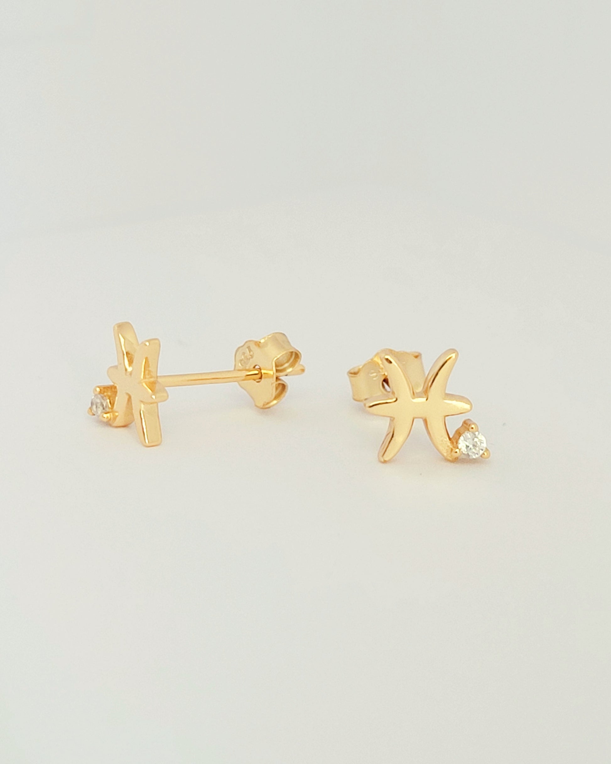 zodiac pisces earrings