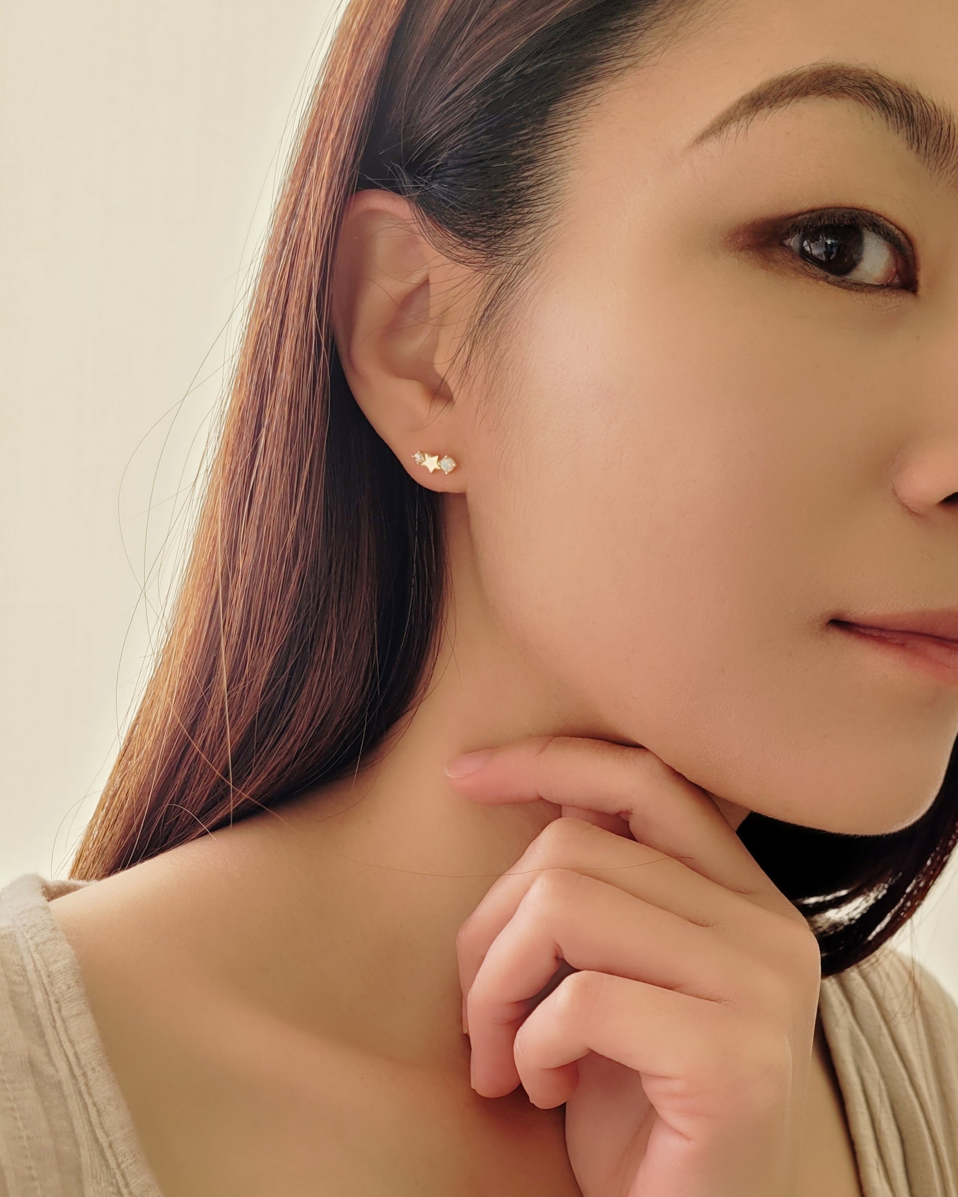 Libra jewellery: Star Zodiac Constellation Earring