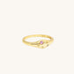 Libra jewellery constellation ring with zodiac stone