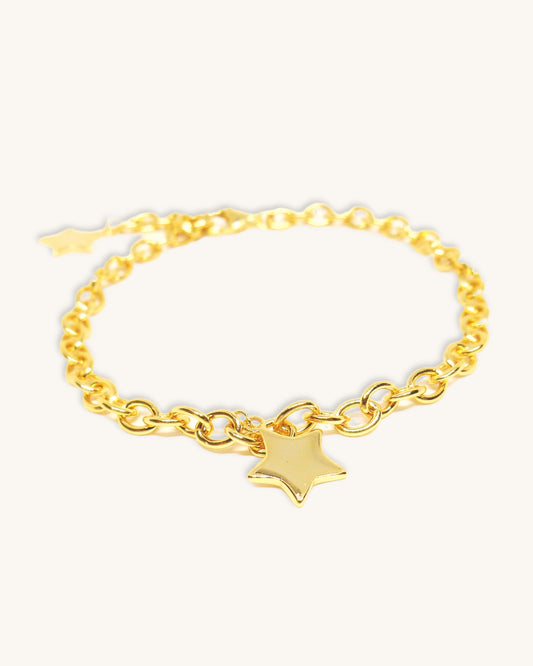 Star Charm Chain Bracelet