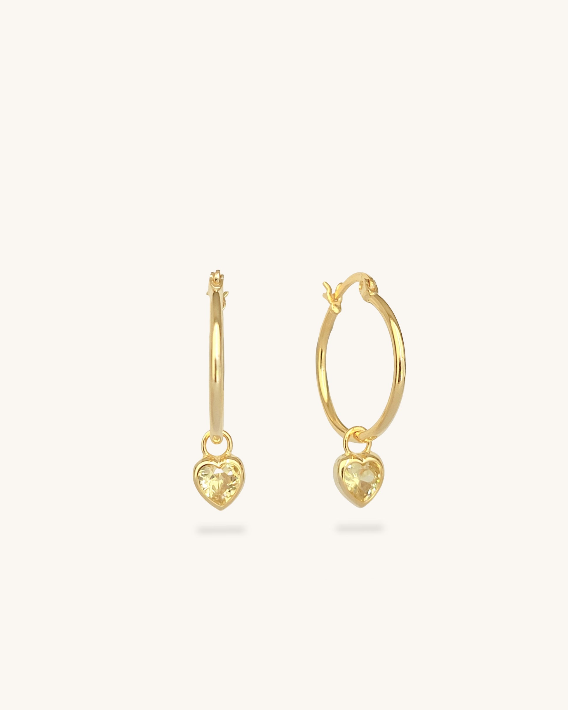 heart earrings