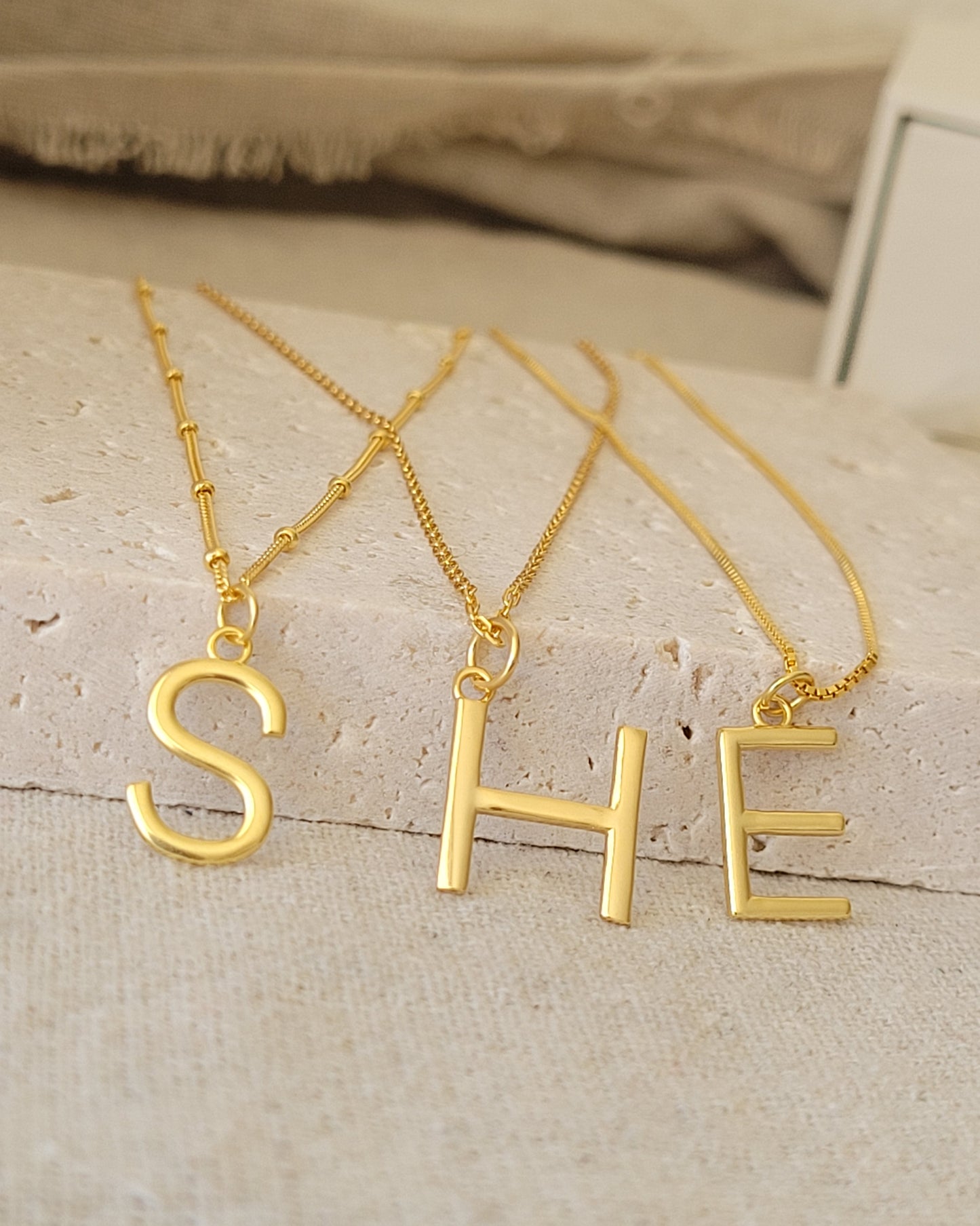initial necklace uk