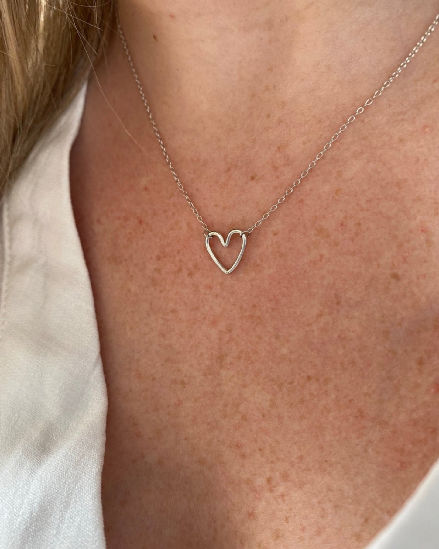 Open Heart Necklace