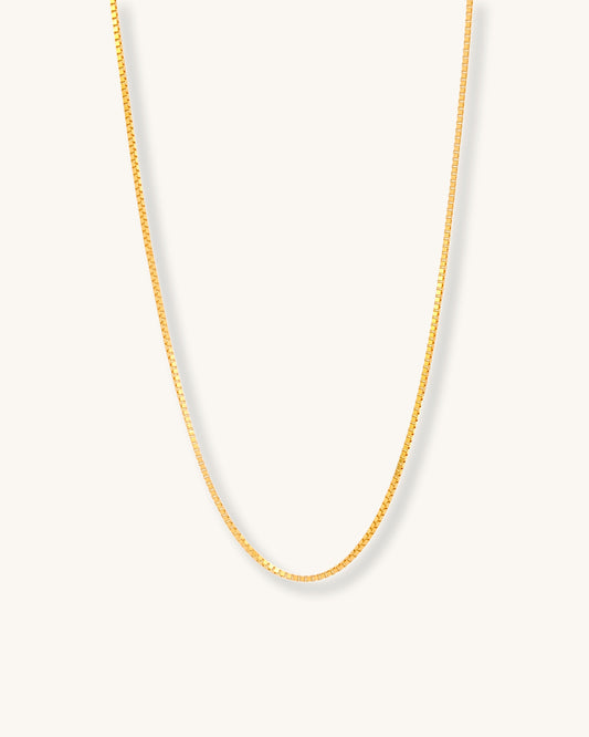 Fine Box Chain Necklace