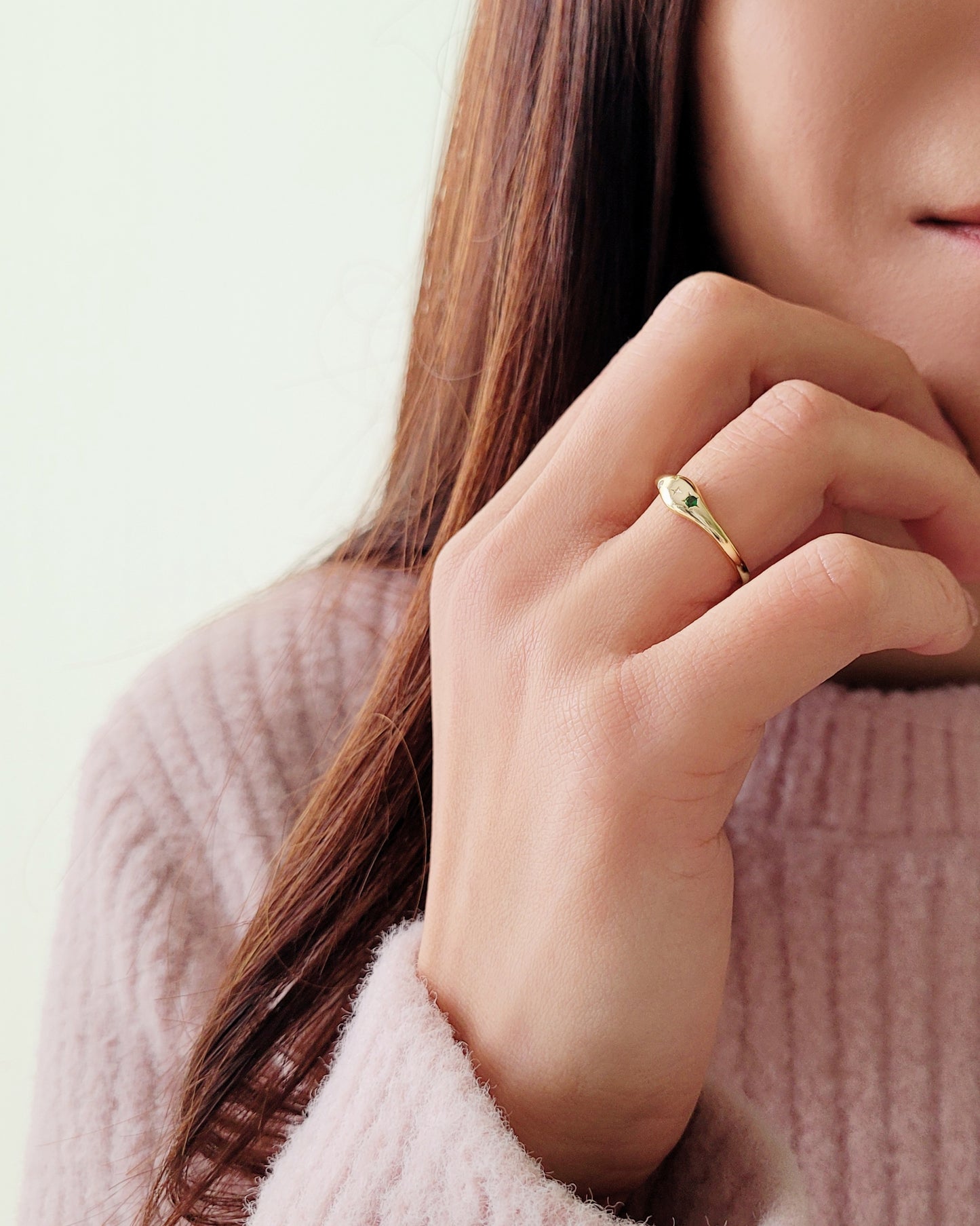 Taurus jewellery constellation ring with zodiac stone