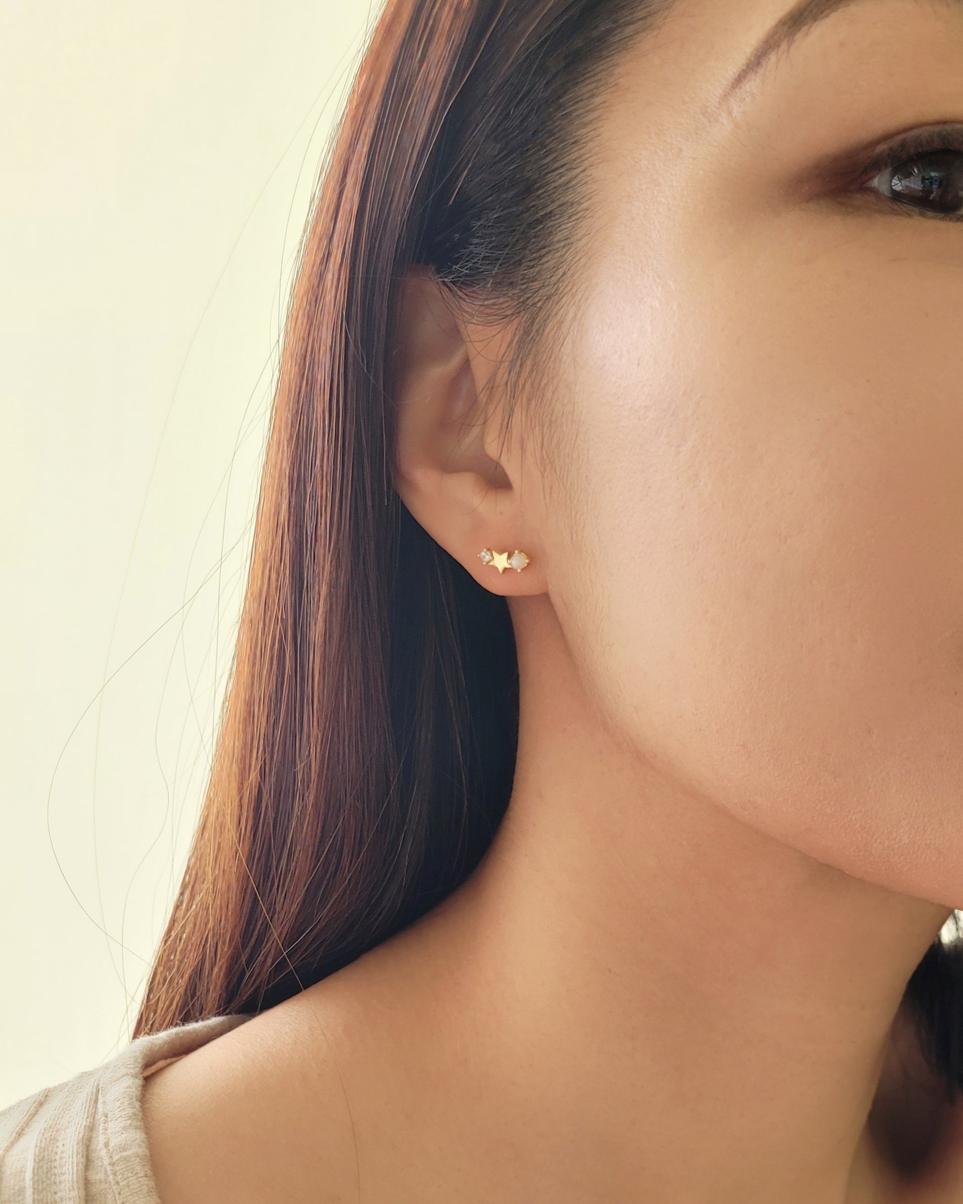 Gemini jewellery: Star Zodiac Constellation Earring