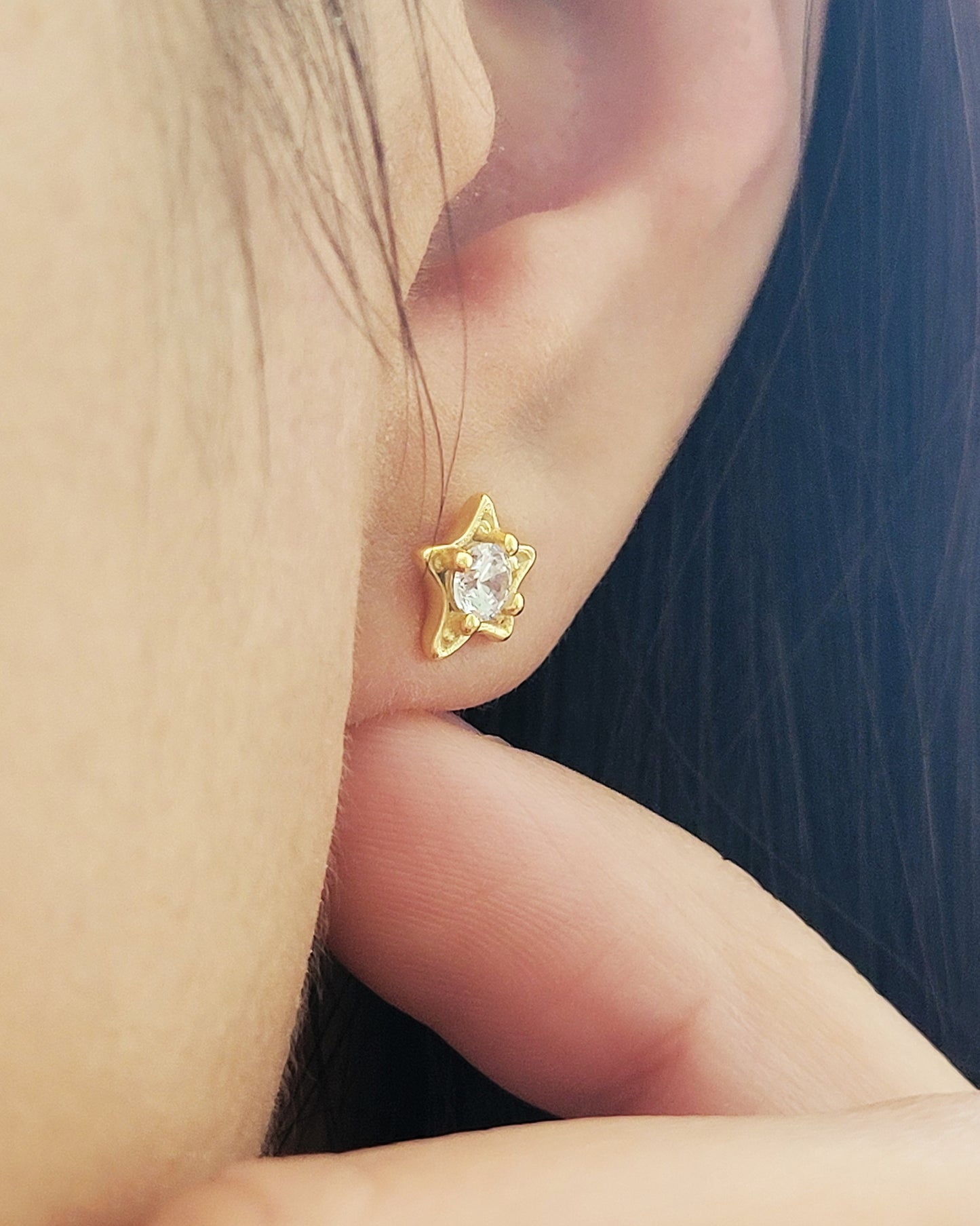 Crystal Star Earrings
