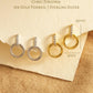 Halo Drop Stud Earrings