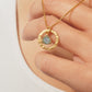 Birthstone Halo Necklace
