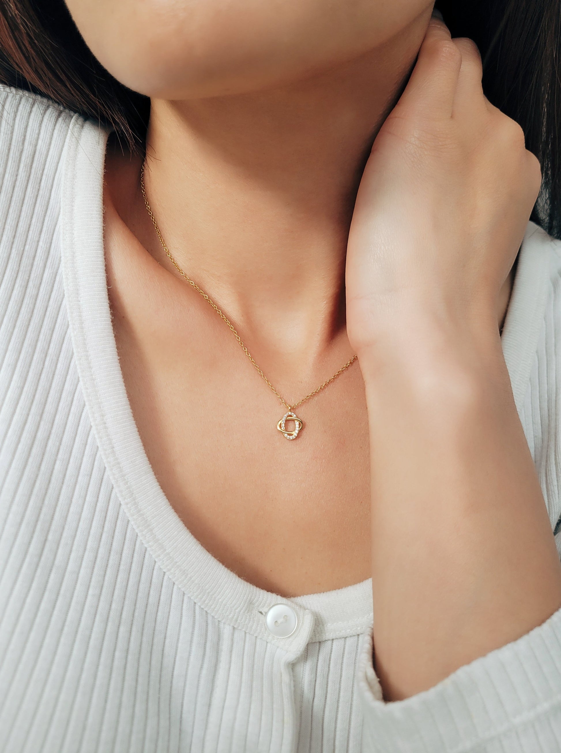 love knot necklace