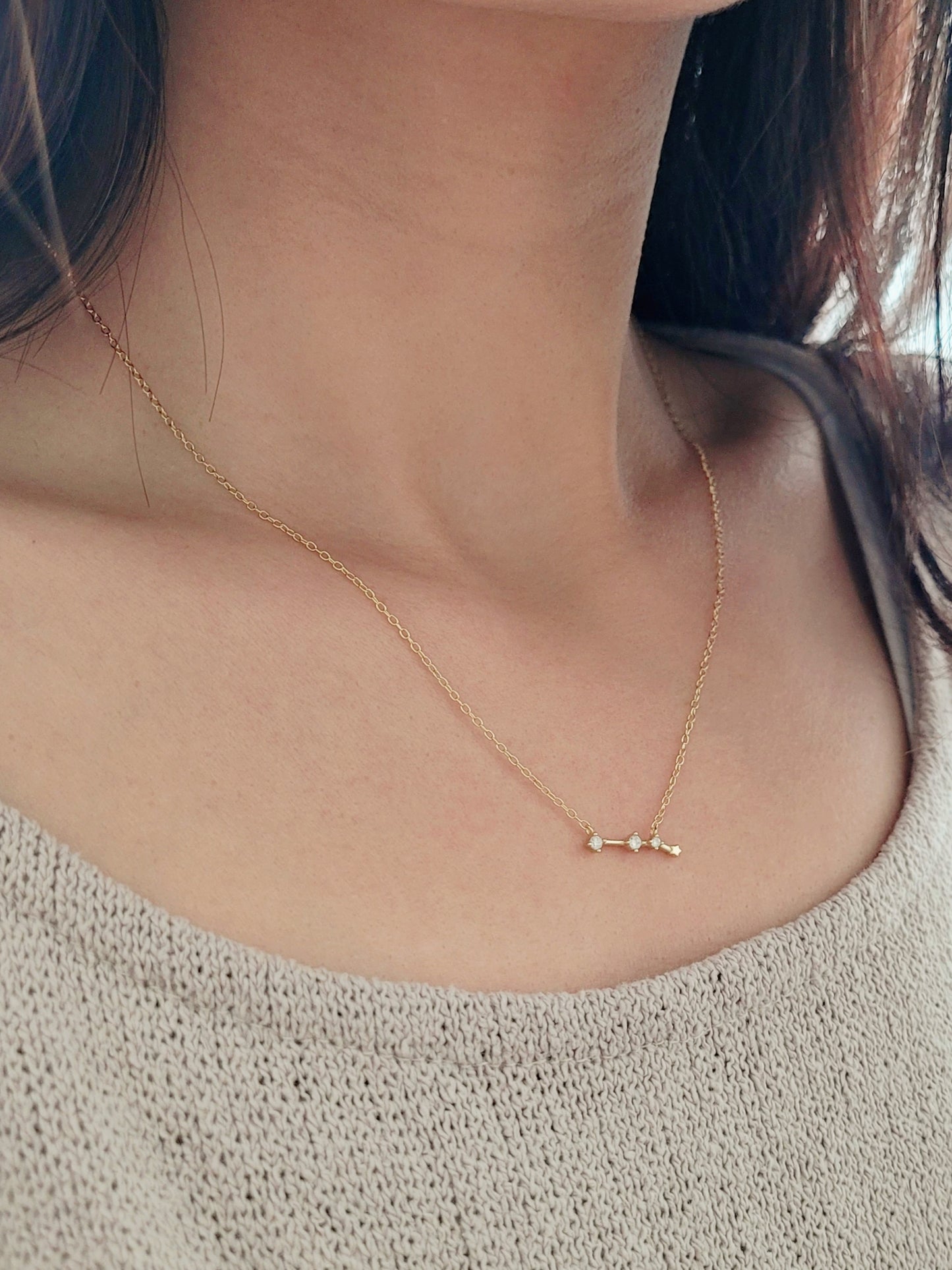 Starry Constellation Necklace · Aries