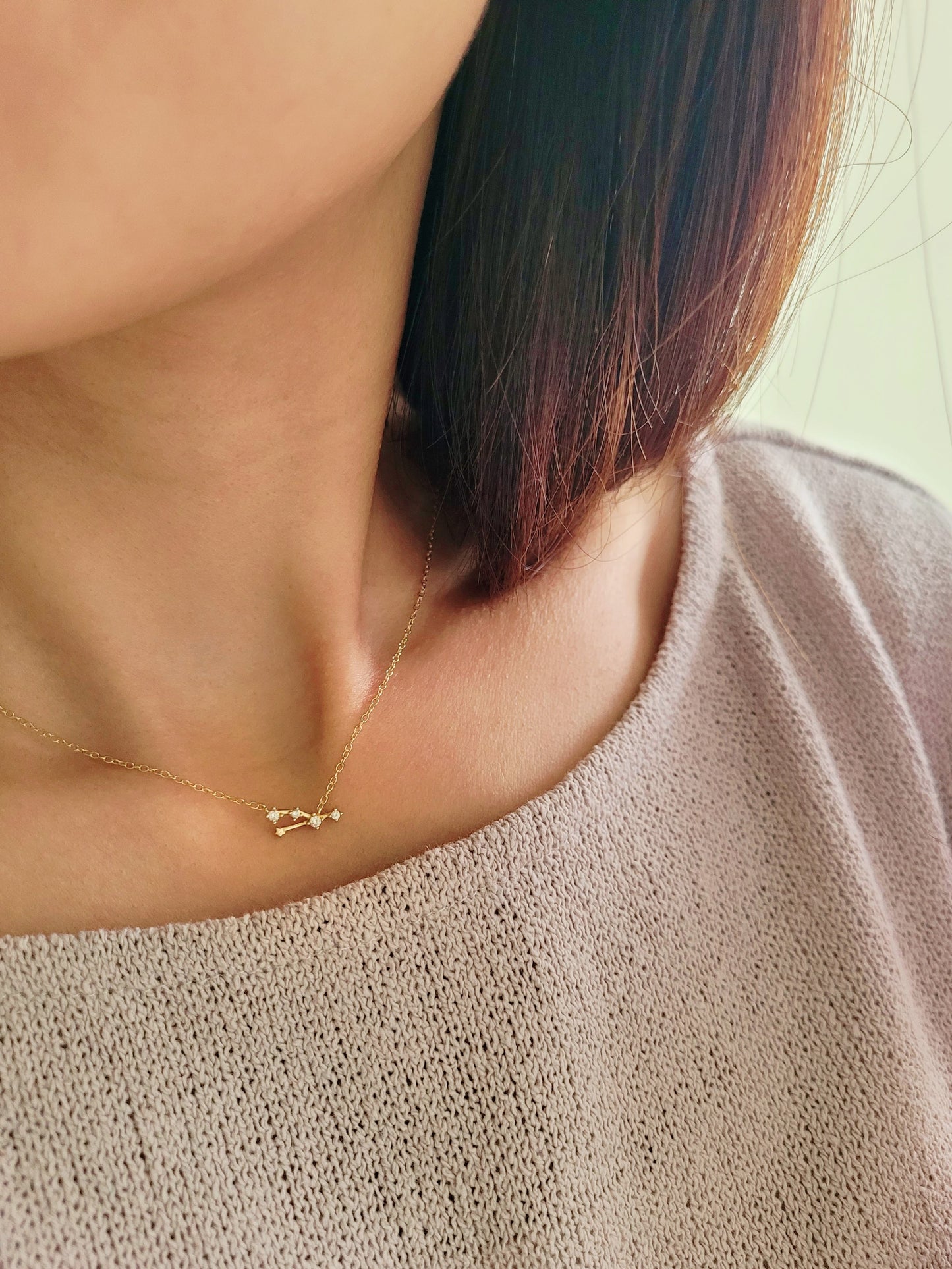 Starry Constellation Necklace · Taurus