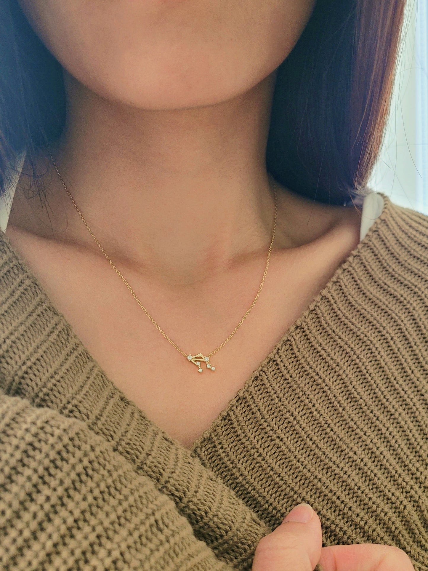 Starry Constellation Necklace · Libra