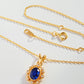 Sapphire Pendant Necklace