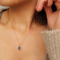 Sapphire Pendant Necklace