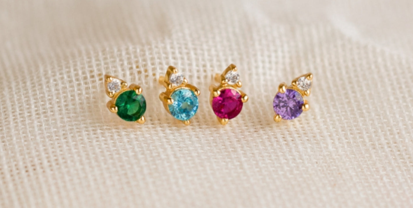 birthstone earrings