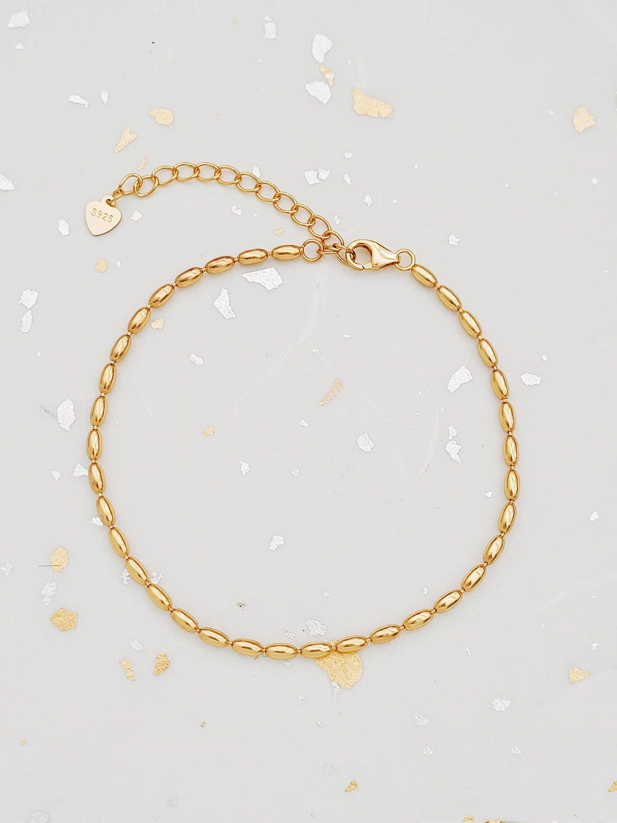 Oval Beaded Bracelet