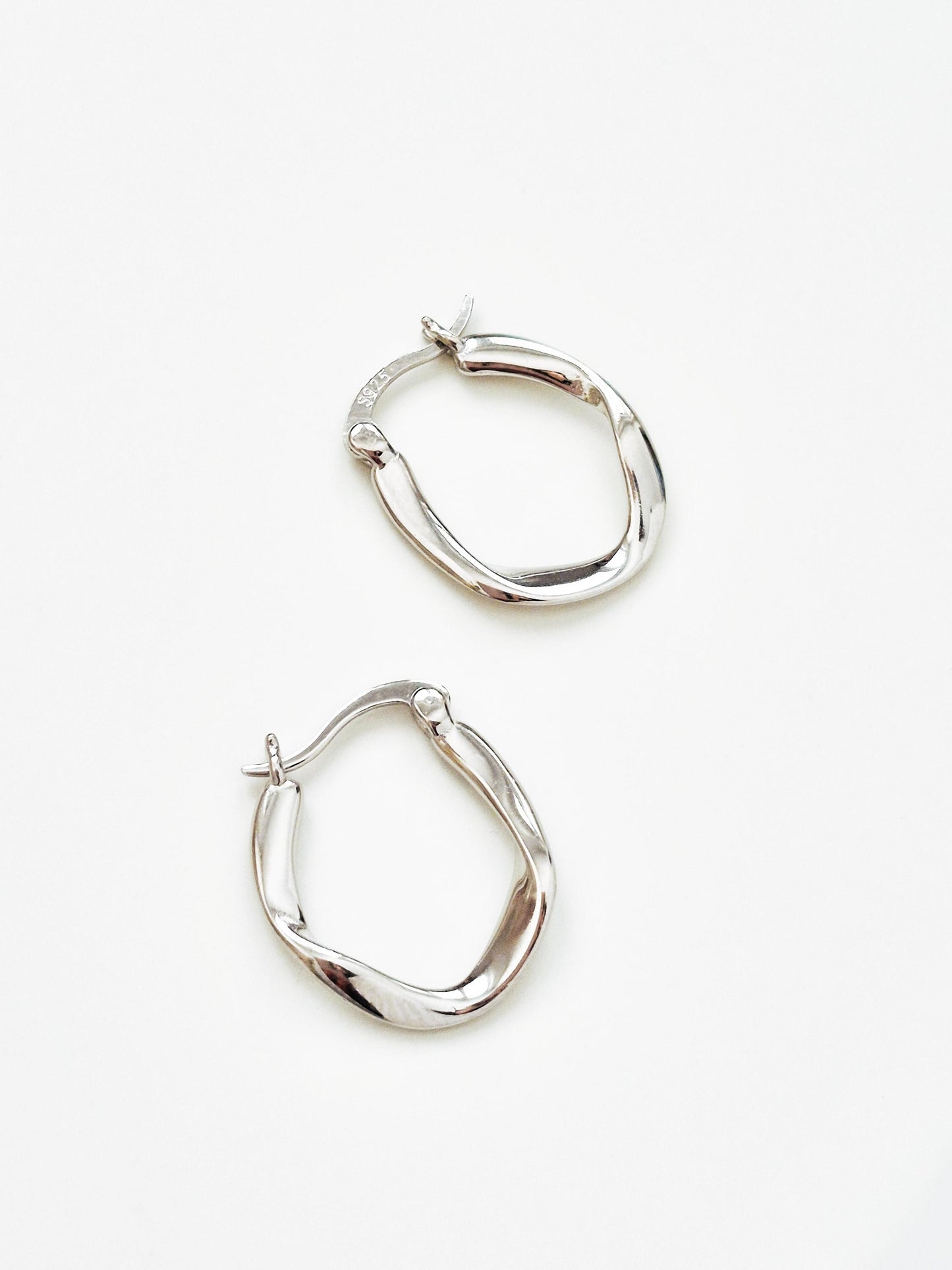 Organic Hoop Earrings