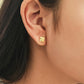 Textured Clover Stud Earrings